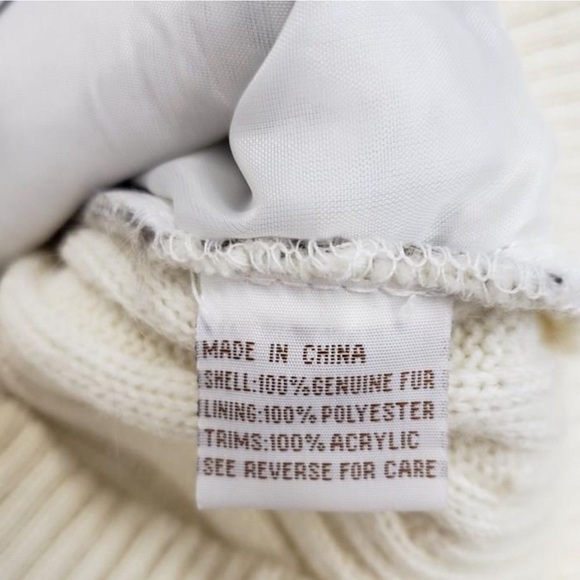 Morrow Knit/Fur Zip Up Sweater Women's Size Large - Picture 6 of 6